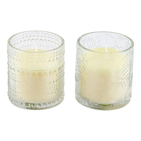 Kit 2 Velas Aromatizadas Decorativas Copo Vidro Perfumadas