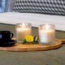 Ver imagem 3 de Kit 2 Velas Aromatizadas Decorativas Copo Vidro Perfumadas