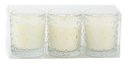 Ver imagem 2 de Trio Velas Aromatizada Decorativa Copo Vidro Perfumadas Vela