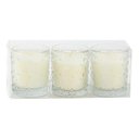 Ver imagem 2 de Trio Velas Aromatizada Decorativa Copo Vidro Perfumadas Vela