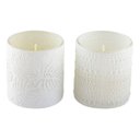 Ver imagem 1 de Kit Velas Decorativa Aromatizada Copo Vidro Branco Perfumada