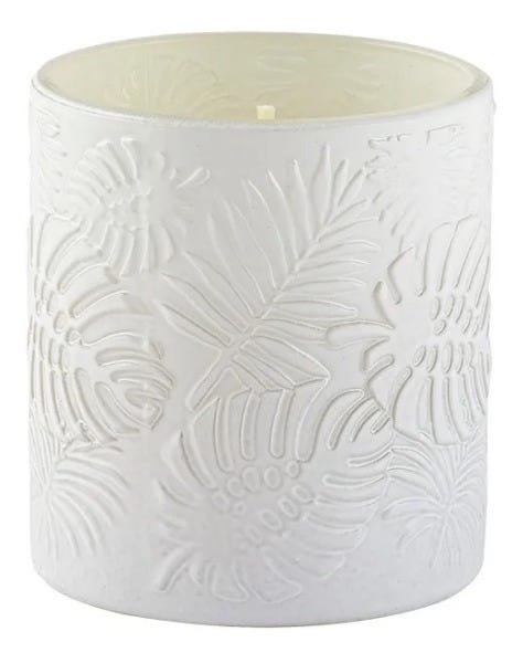 Kit Velas Decorativa Aromatizada Copo Vidro Branco Perfumada - 4