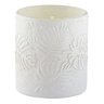 Kit Velas Decorativa Aromatizada Copo Vidro Branco Perfumada - 4