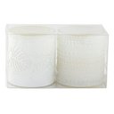 Ver imagem 3 de Kit Velas Decorativa Aromatizada Copo Vidro Branco Perfumada