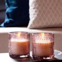 Ver imagem 2 de Kit Velas Decorativas Aromatizadas Copo Vidro Fumê Perfumada