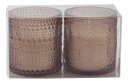 Ver imagem 3 de Kit Velas Decorativas Aromatizadas Copo Vidro Fumê Perfumada