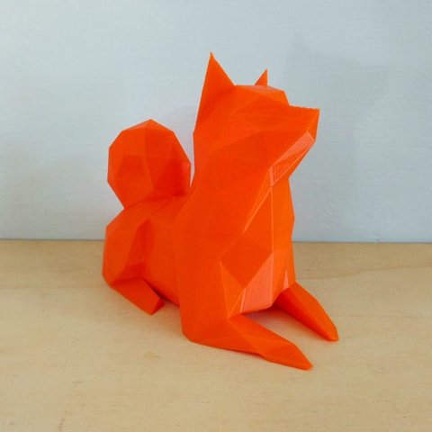 Shiba Inu Decorativo - 10 Cm Altura - Toque 3D: Laranja