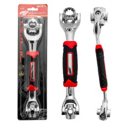Chave Com 8 Bocas 48 Em 1 Universal - Substitui Kit Completo de Ferramenta Estrela Soquete p/ Parafu - 2