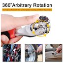 Ver imagem 3 de Chave Com 8 Bocas 48 Em 1 Universal - Substitui Kit Completo de Ferramenta Estrela Soquete p/ Parafu