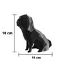 Shih-tzu decorativo - 10 Cm Altura -Toque 3D: Bronze - 4