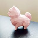 Ver imagem 2 de Spitz Alemão Decorativo - 10 Cm Altura -Toque 3D: Rosa Claro