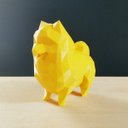 Ver imagem 1 de Spitz Alemão Decorativo - 10 Cm Altura -Toque 3D: Amarelo
