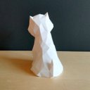 Ver imagem 3 de West Highland White Terrier - Westie - Decorativo - 15 Cm Altura -Toque 3D: Branco