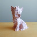 Ver imagem 1 de Yorkshire Decorativo - 15 Cm Altura -Toque 3D: Rosa Claro