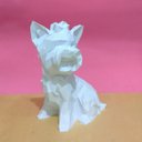 Ver imagem 1 de Yorkshire Decorativo - 15 Cm Altura -Toque 3D: Branco