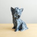 Ver imagem 1 de Yorkshire Decorativo - 15 Cm Altura -Toque 3D: Cinza