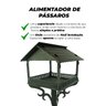 Comedouro Tratador Pássaros Livres Porta Ração Aves Lindo - 2