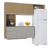 Kit Cozinha Mel com Balcão e Armário 180cm Poquema Móveis - 2