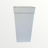 Vaso Quadrado Coluna Rattan 28 Litros - 2