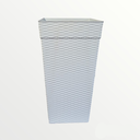 Ver imagem 2 de Vaso Quadrado Coluna Rattan 28 Litros