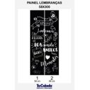 Ver imagem 3 de Papel de Parede Painel Frase Lembranças - Preto
