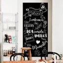 Ver imagem 1 de Papel de Parede Painel Frase Lembranças - Preto