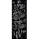 Ver imagem 2 de Papel de Parede Painel Frase Uma Dose de Amor - Preto