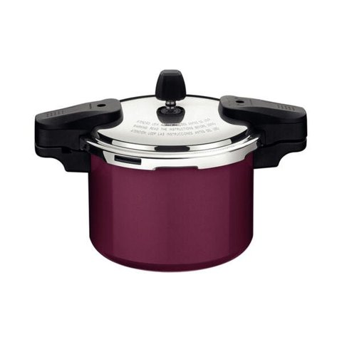 Panela de Pressão Alumínio 4,5 Litros Vermelho Framboesa TORINO