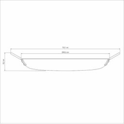 Disco Churrasco Aço Carbono 40 cm BLACK - 3