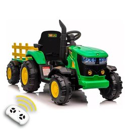 Trator Infantil Elétrico com Controle Remoto + Carretinha Zippy Toys - 1
