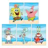 Quadros Bob Esponja Kit 5 20x30 cm Decorativo Infantil - 1