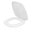 Assento Sanitário Almofadado Quadradro Branco Premium Atlas - 7