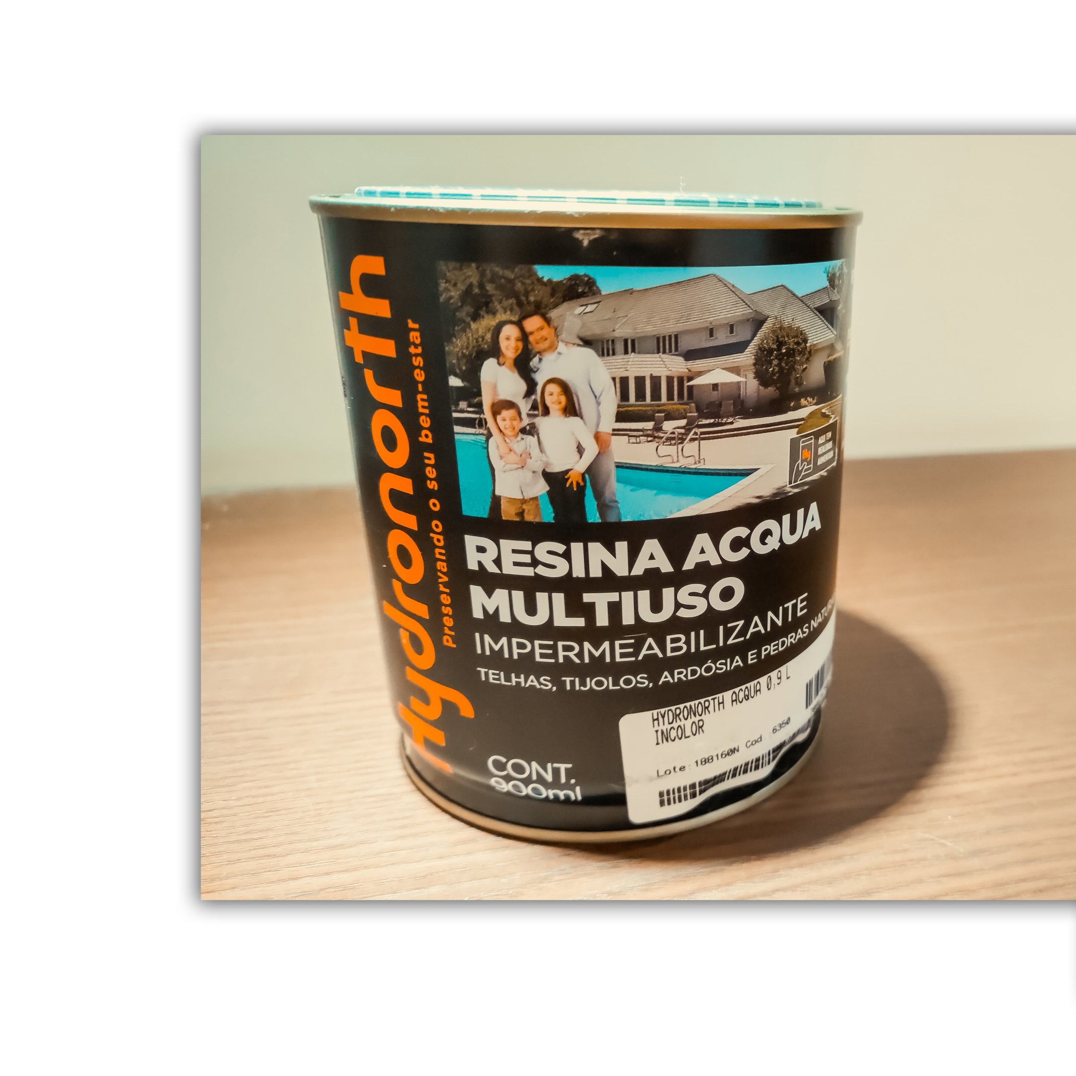 Resina Acrílica Acqua Incolor 900ml Hydronorth - 2