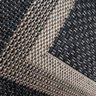 Tapete Sisal Eco Nature Moldura 77 Bege-Chumbo 2,00x3,00M - J Serrano - 2