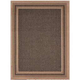 Tapete Sisal Eco Nature Moldura 77 Bege-Chumbo 2,00x3,00M - J Serrano - 1