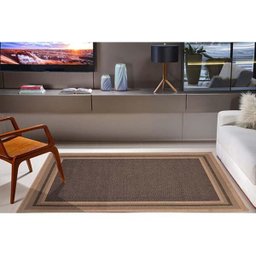 Tapete Sisal Eco Nature Moldura 77 Bege-Chumbo 2,00x3,00M - J Serrano - 4