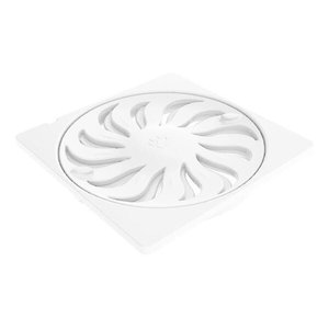 Grelha Abre/fecha Branco Quadrado Pvc Dn 150 Tigre