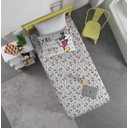 Ver imagem 1 de Jogo de Lençol Solteiro Malha Doce Vida Joy Disney 2 Peças - Mickey True Love