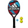 Raquete de Beach Tennis Adidas BT 3.0 - Azul/Vermelho + 2 Bolas Beach Tennis - 1