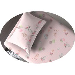 Jogo de Lençol Infantil Malha Doce Vida Joy 2 Peças - Missi - 3