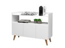 Ver imagem 1 de Buffet / Balcão Ma Estilo Retrô 3 Portas Cor Branco Ja