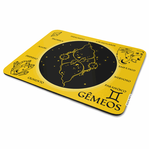 Mouse Pad Signos - Gêmeos