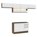Ver imagem 2 de Cozinha Marina Branco Rustic com Armário e Balcão Madesa