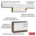 Ver imagem 7 de Cozinha Marina Branco Rustic com Armário e Balcão Madesa