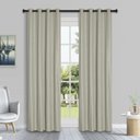 Ver imagem 1 de Cortina de Tecido Rustica Veneza 3,60x2,50m Pemogo Cor:marfim