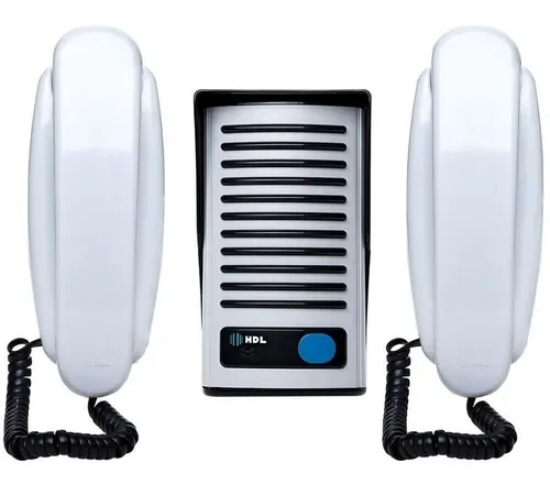 Kit Interfone Hdl F8 Ntl + Extensão Porteiro Eletrônico Hdl - 1