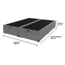 Ver imagem 4 de Cama Box Baú Queen 158x198 Cinza