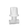 Registro Pressão Soldável com Canopla Foz 25mm Branco Viqua Unico - 1