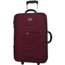 Ver imagem 1 de Mala Viagem Grande Rodinhas Resistente Village - Grande - Vermelho escuro