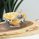 Ver imagem 2 de Kit 4 Bowls Vaso Decorativo de Cerâmica Floral 15,5cm HP0025 BTC